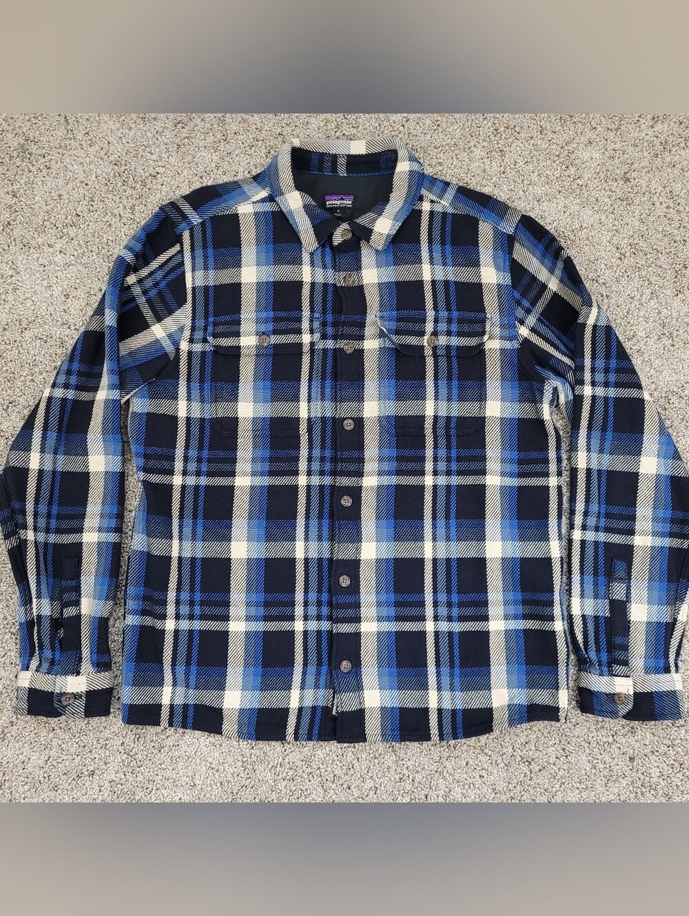 Patagonia Fjord Loft Thick Flannel Shirt Mens Medium